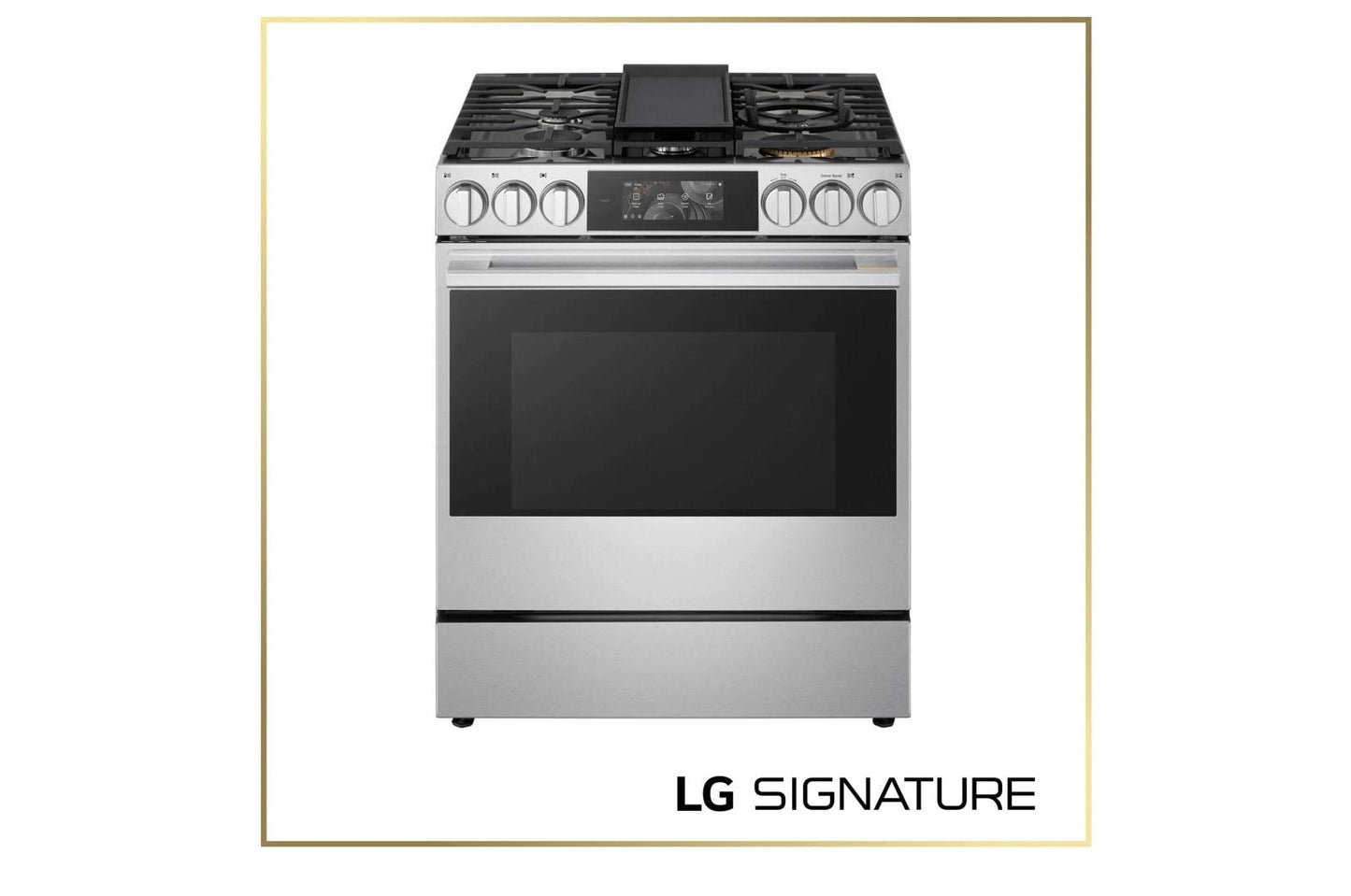 LSGU6339X LG SIGNATURE 6.3 cu. ft. Smart Gas Slide-In Range with Dynamic ProBake Convection®, Air Fry, Air Sous Vide, Pizza mode and AI Gourmet Camera