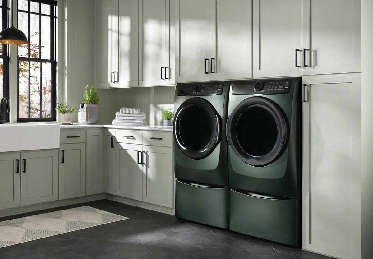 ELFE7738AA Electrolux Front Load Perfect Steam™ Electric Dryer with Balanced Dry™ and Instant Refresh - 8.0 Cu. Ft.