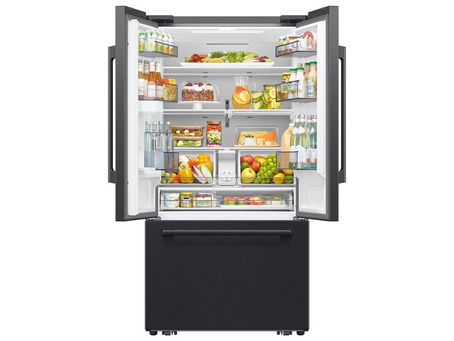 Samsung RF70H30KEE Bespoke AI 3-Door French Door Zero Clearance Fit  In-Door Tall Dispenser  30 cu.ft.