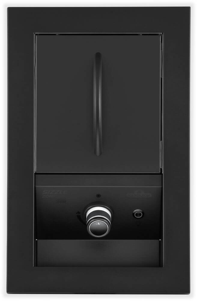 Napoleon Bbq BIB10IRPMK Built-in 700 Series Single Infrared Burner with Matte Black Cover , Propane, Matte/Matt Black