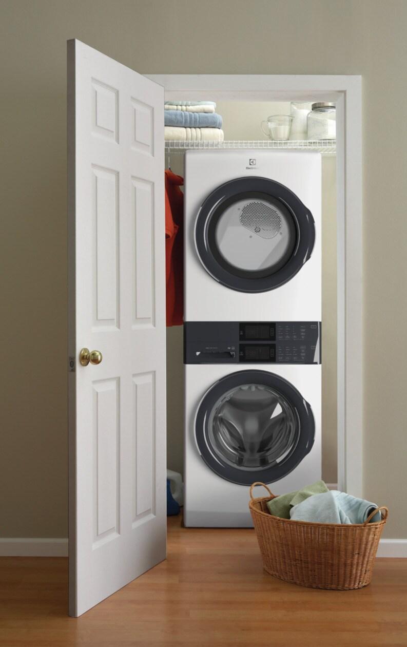 ELTE7300AW Electrolux Laundry Tower Single Unit Front Load 4.4 Cu. Ft. Washer & 8 Cu. Ft. Electric Dryer