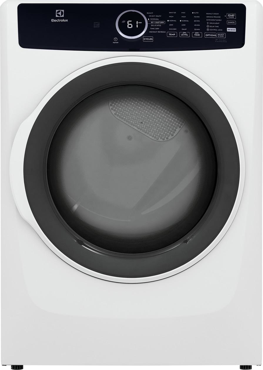 ELFE7437AW Electrolux Front Load Perfect Steam™ Electric Dryer with Instant Refresh - 8.0 Cu. Ft.