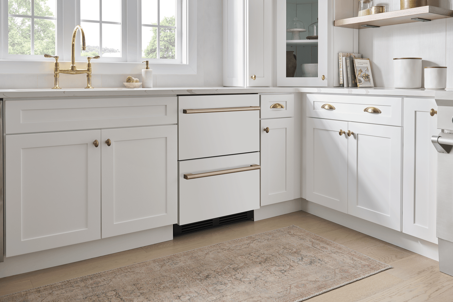 Zephyr PRRD24C2AP Presrv Refrigerator Drawers, 24in Compact, Panel Ready, 2 Zone