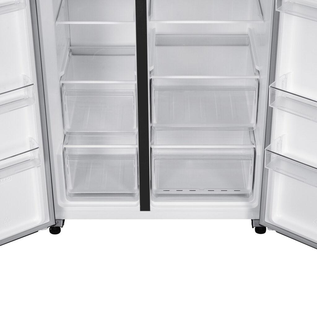 DFF212B1SLDB Danby 21.2 cu. ft. Side-by-Side Refrigerator in Stainless Steel Look