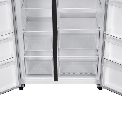 DFF212B1SLDB Danby 21.2 cu. ft. Side-by-Side Refrigerator in Stainless Steel Look