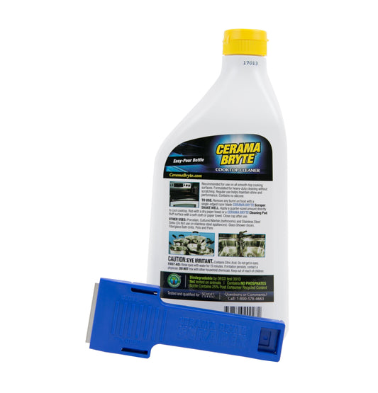 Ge Appliances WB64X5027 Cerama Bryte smooth top range cleaning kit includes cleaner and scraper
