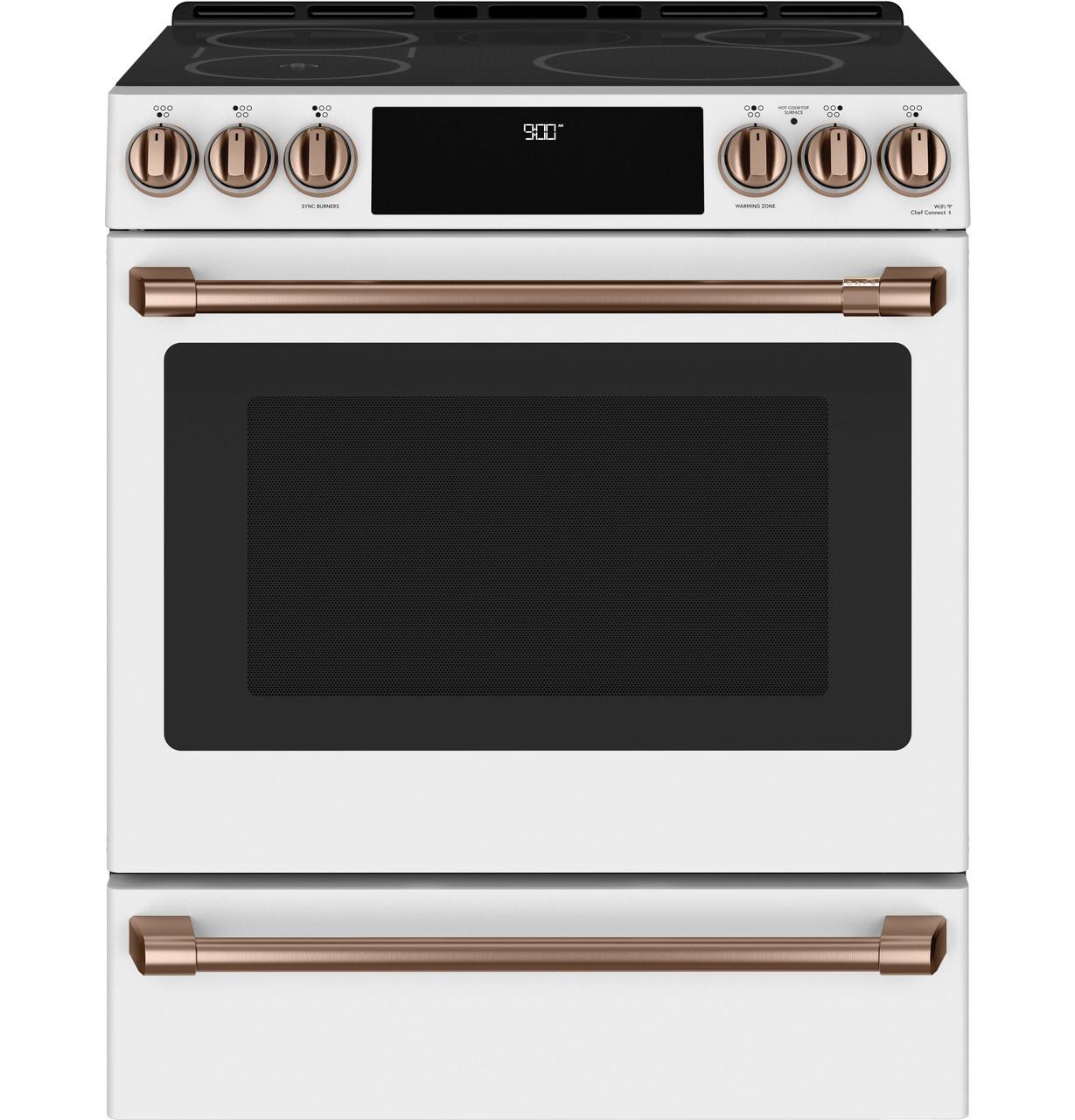 Cafe CXFCHHKPMCU CAF(EBACK)™ Front Control Induction Knobs and Handles - Brushed Copper