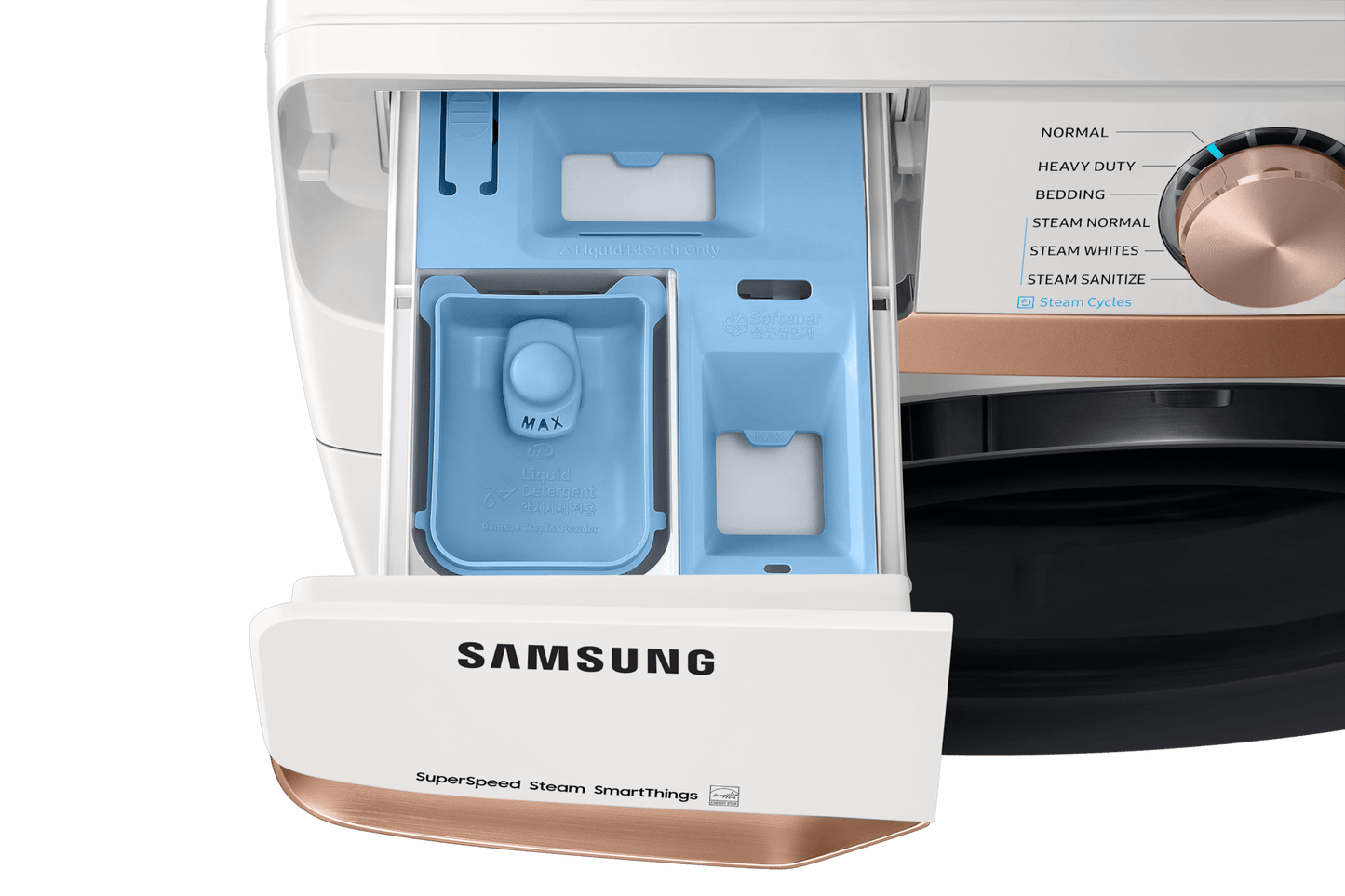 Samsung WF50BG8300AE Front Load Washer Super Speed Wash  Steam Wash  5.0 cu.ft.