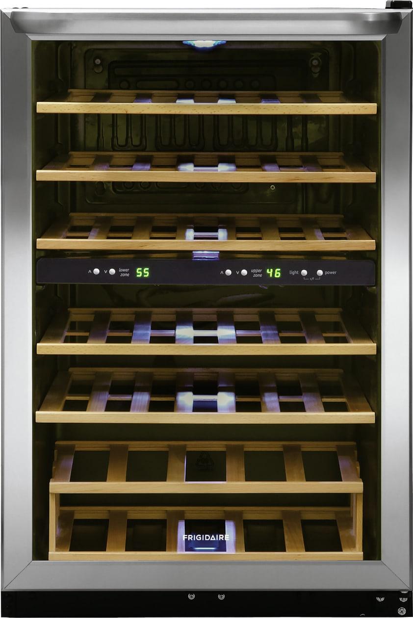 Frigidaire FRWW4543AS 45 Bottle Two-Zone Wine Cooler