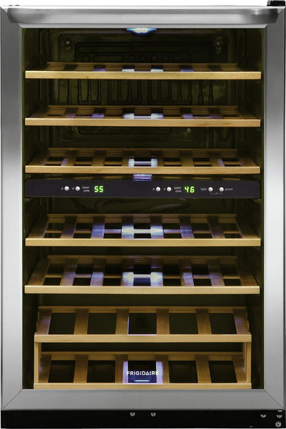 Frigidaire FRWW4543AS 45 Bottle Two-Zone Wine Cooler