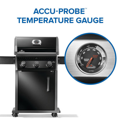 Napoleon Bbq R425NK2SS Rogue 425 with Stainless Steel Grids , Natural Gas, Black