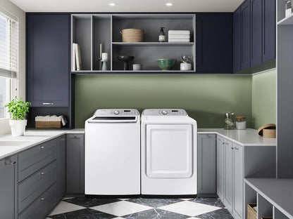 Samsung DVE47CG3500W Top Load Electric Dryer Wi-Fi & SmartThings  Sensor Dry  7.4 cu.ft.