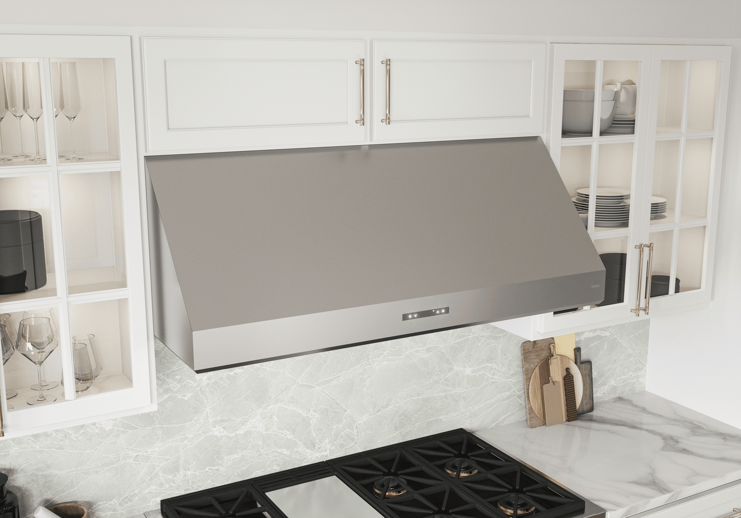 Zephyr AK7448AS Tidal II Connect 18in Wall, 48in, SS, LED, ACT