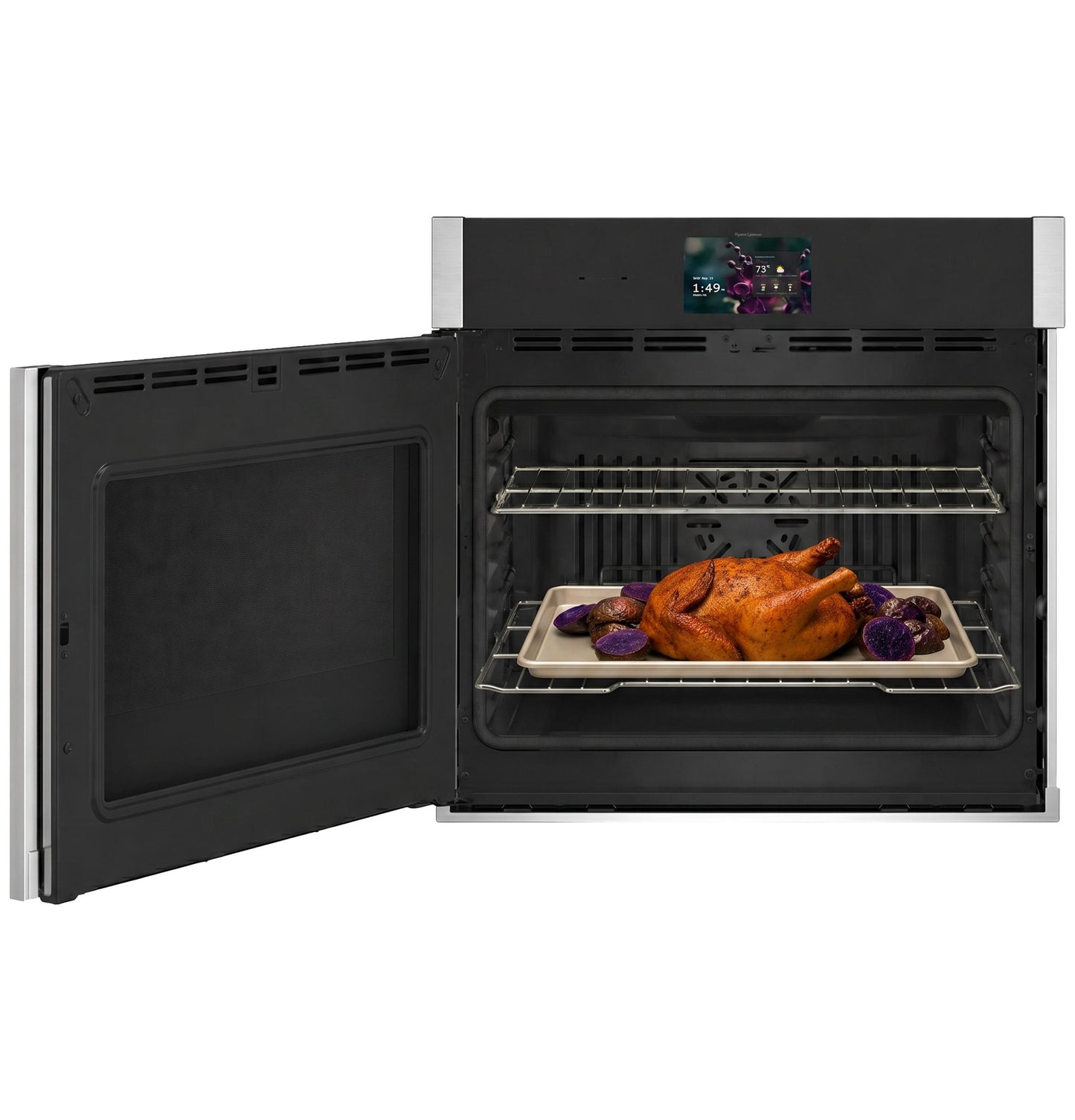 PTS700LSZSS GE Profile™ 30" Smart Built-In Convection Single Wall Oven with Left-Hand Side-Swing Doors
