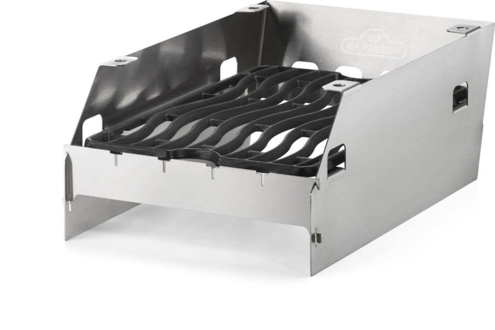 Napoleon Bbq 71301 Side Burner Windshield - Large with Skewer Rack