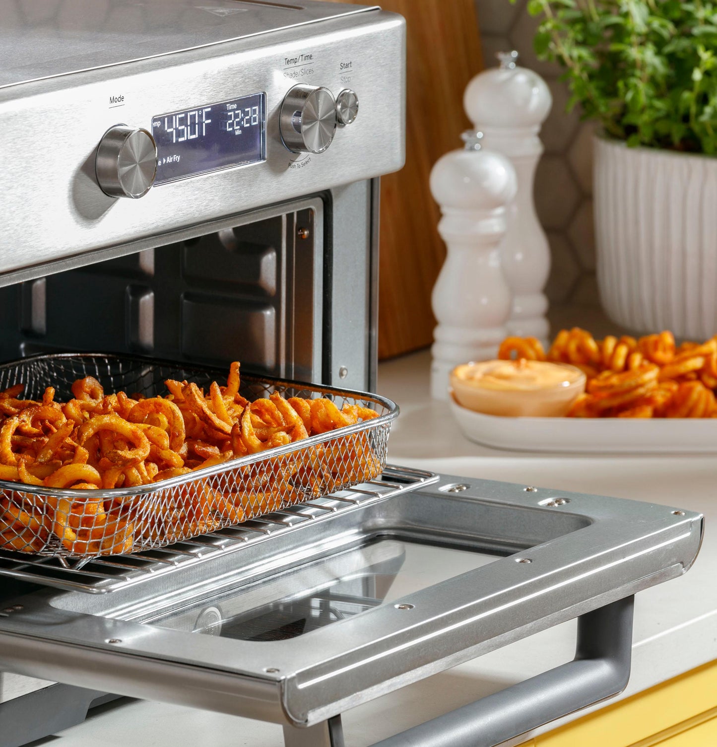 G9OAAASSPSS GE Digital Air Fry 8-in-1 Toaster Oven