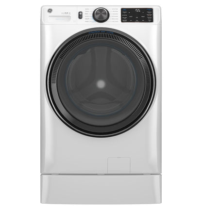 GFW655SSVWW GE® ENERGY STAR® 5.0 cu. ft. Capacity Smart Front Load Steam Washer with SmartDispense™ UltraFresh Vent System with OdorBlock™ and Steam