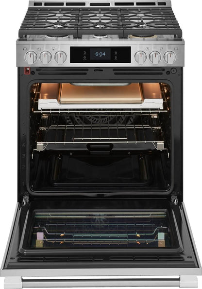 Frigidaire PCFG3085BF 30" Gas Range with Stone-Baked Pizza