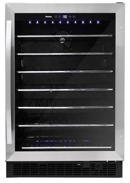 Danby 60 Bottle Built-in Wine Cooler in Stainless Steel
