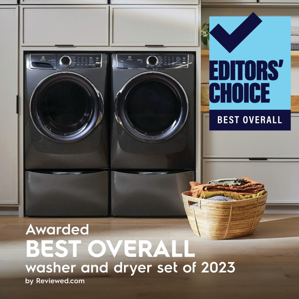 Electrolux ELFE7637AT Front Load Perfect Steam™ Electric Dryer with Balanced Dry™ and Instant Refresh - 8.0 Cu. Ft.