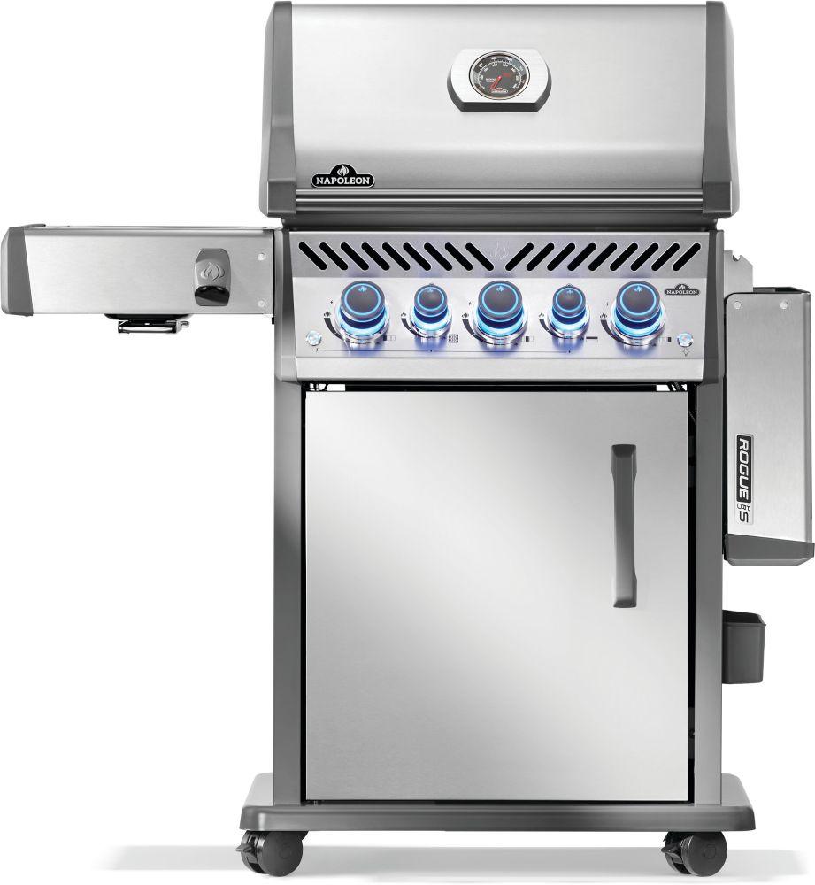 Napoleon Bbq RPS425RSIBNSS2 Rogue PRO-S 425 RSIB with Infrared Side and Rear Burner , Natural Gas, Stainless Steel