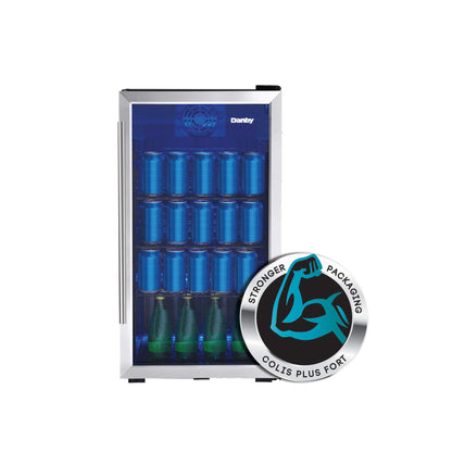 DBC117A2BSSDD6 Danby 3.1 cu. ft. Free-Standing Beverage Center in Stainless Steel