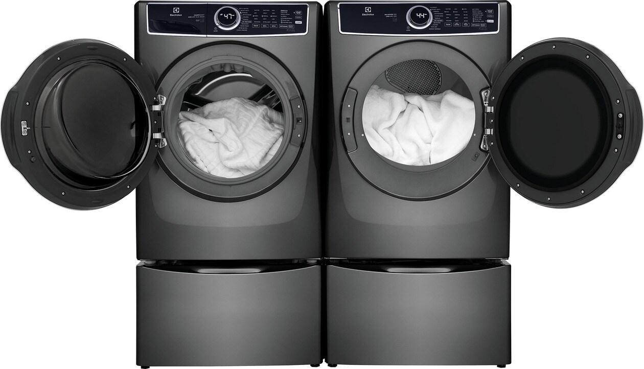 ELFE7637AT Electrolux Front Load Perfect Steam™ Electric Dryer with Balanced Dry™ and Instant Refresh - 8.0 Cu. Ft.