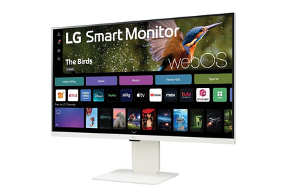 Lg 32SR85UW 32 Inch 4K UHD IPS Smart Monitor with webOS and Built-in FHD Webcam