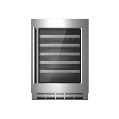 TWC24US Thor Kitchen 24-inch Single Zone Wine Cooler, 46 Wine Bottle Capacity