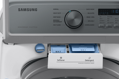 Samsung WA46CG3505AW Top Load Washer ActiveWave™ Agitator  Wi-Fi  4.6 cu.ft.