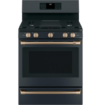 Cafe CXFSGHKPMBZ CAF(EBACK)™ Freestanding Gas Knobs and Handles - Brushed Bronze