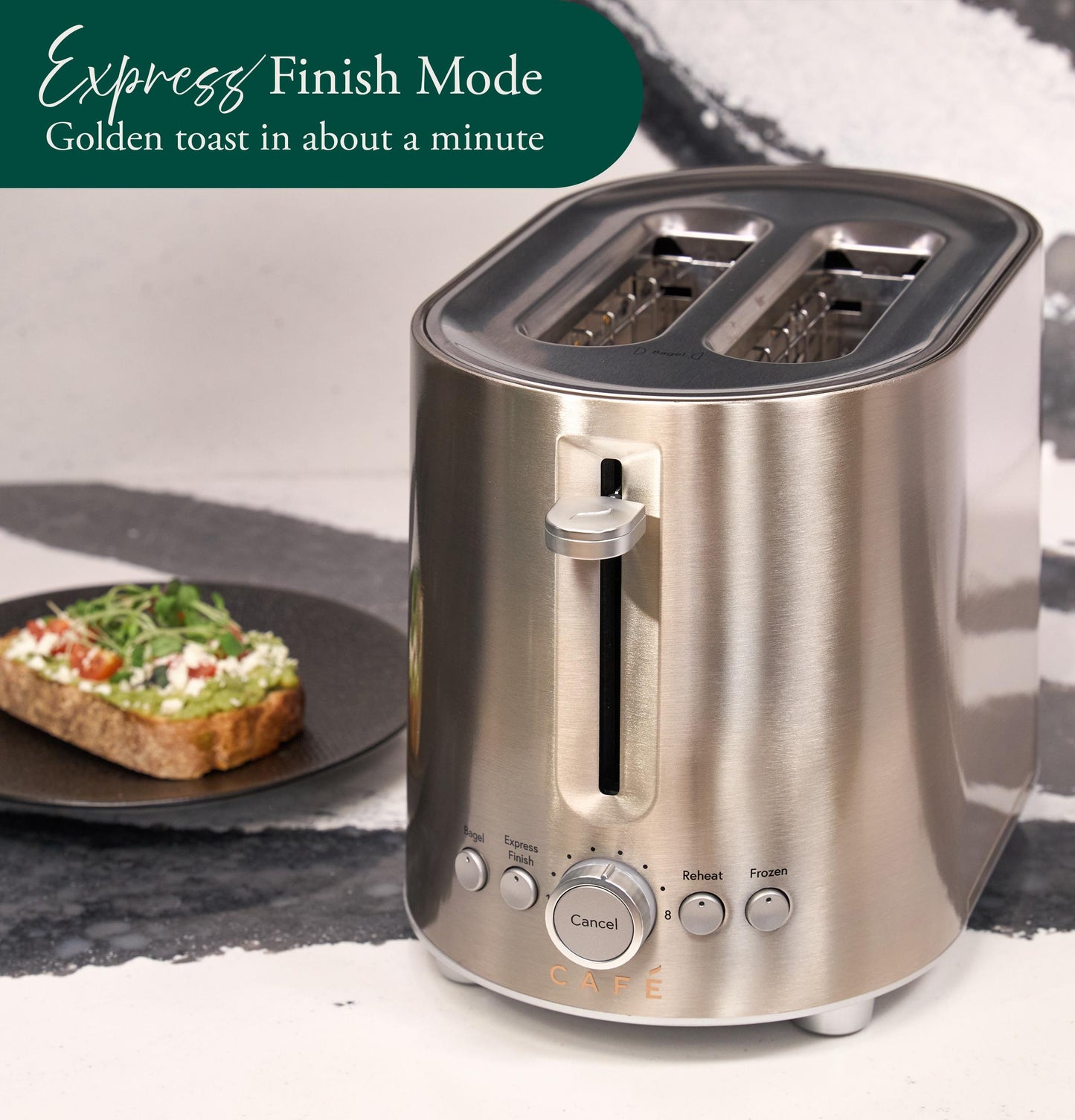 Cafe C9T2MA1ZS1 CAF(EBACK)™ Express Finish Toaster