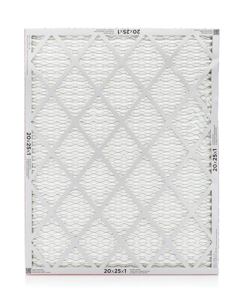 Frigidaire HVAC2025116 PureAir® 20" x 25" x 1" MERV 11 Premium Allergen Air Filter - 6 Pack