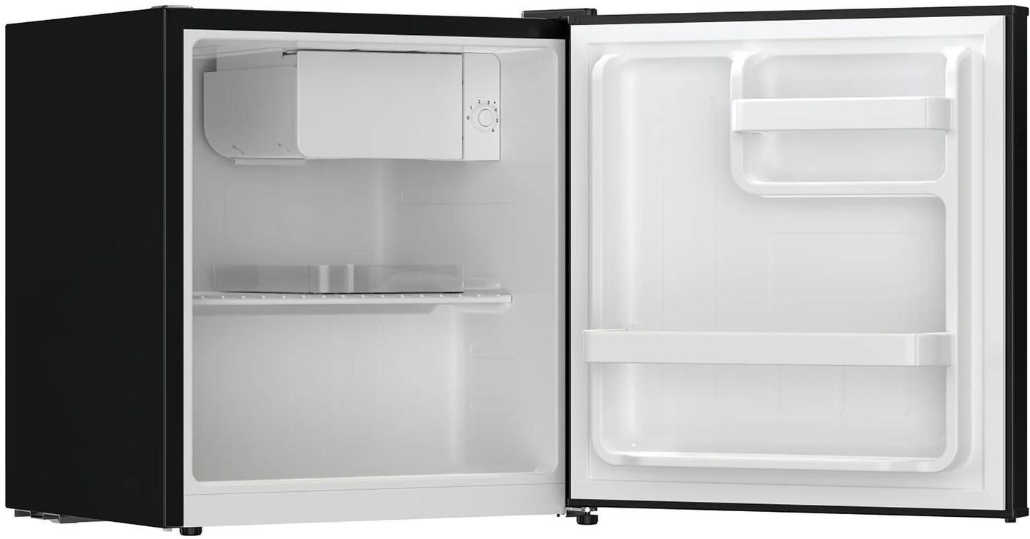 Frigidaire EFR197BLACK 1.6 Cu. Ft. Retro Compact Refrigerator with Built-In Side Bottle Opener - Black