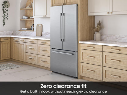 Samsung RF70H25KER Bespoke AI 3-Door French Door Zero Clearance Fit  In-Door Tall Dispenser  25 cu.ft.