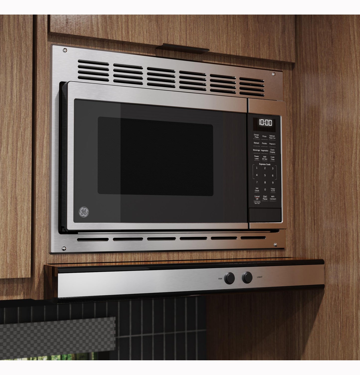 GCBK09N1WSS GE® 0.9 Cu. Ft. Capacity Built-In Microwave Oven