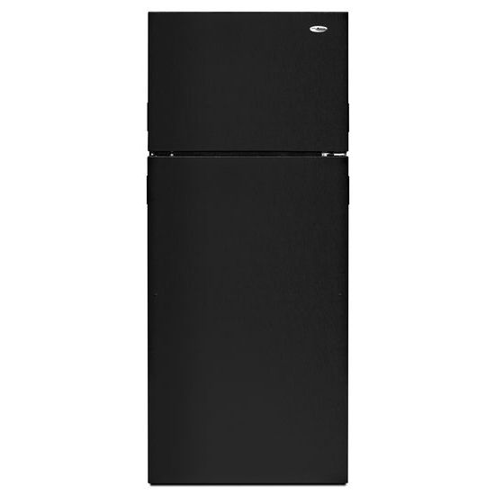 18 cu. ft. Top-Freezer Refrigerator with Integrated Handles - black