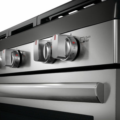 Frigidaire GCRG3060BF 30" Rear Control Gas Range with Total Convection