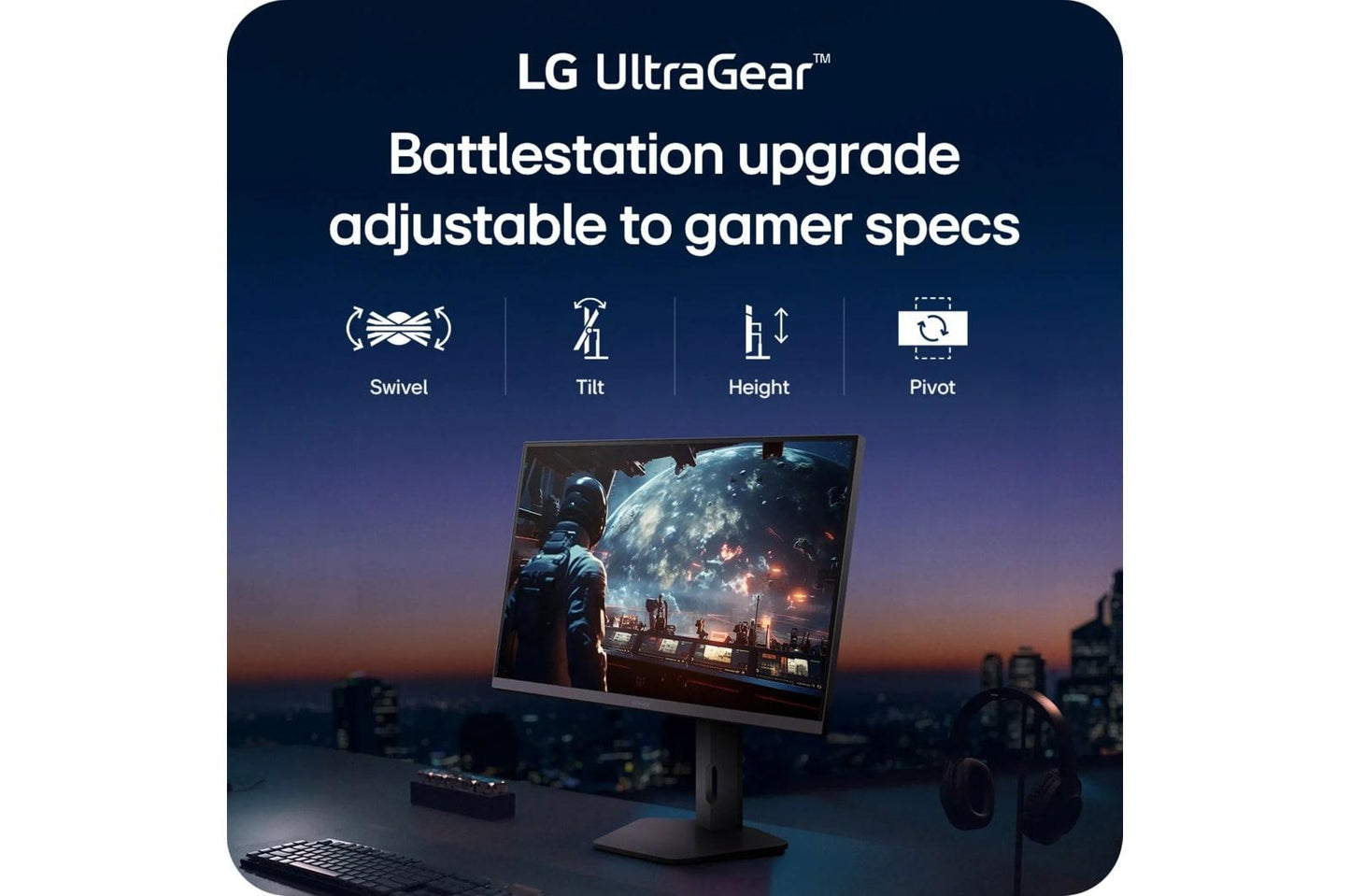 Lg 27G610AB 27 Inch UltraGear™ IPS QHD 1440p 200Hz 1ms Gaming Monitor