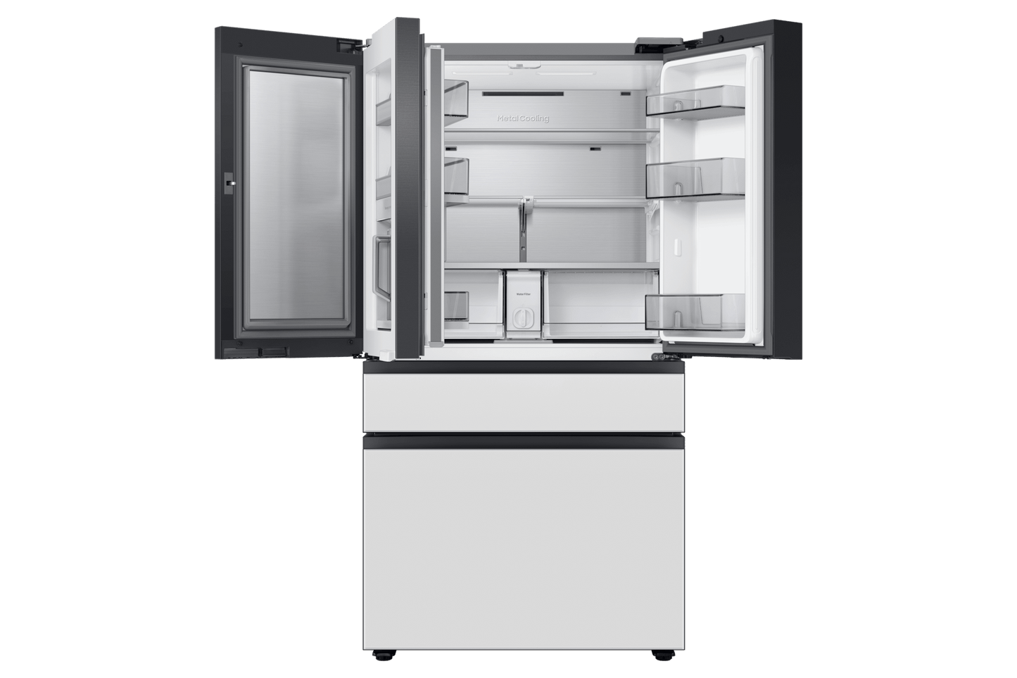 Samsung RF23BB86004M Bespoke AI 4-Door French Door Beverage Center™  Dual Ice Maker & Flex Zone™  23 cu.ft.