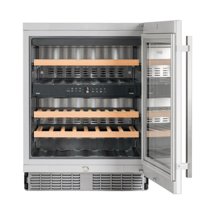 Liebherr WU3400 Undercounter Wine Cabinet, 24", Lock, 2 Zone, Reversible Door