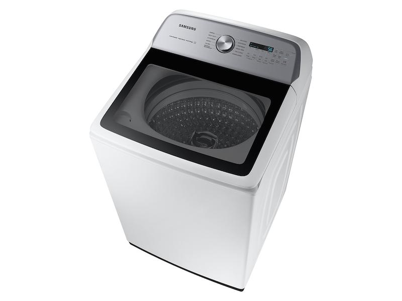 Samsung WA54CG7105AWUS 5.4 cu. ft. Extra-Large Capacity Smart Top Load Washer with ActiveWave™ Agitator and Super Speed Wash in White