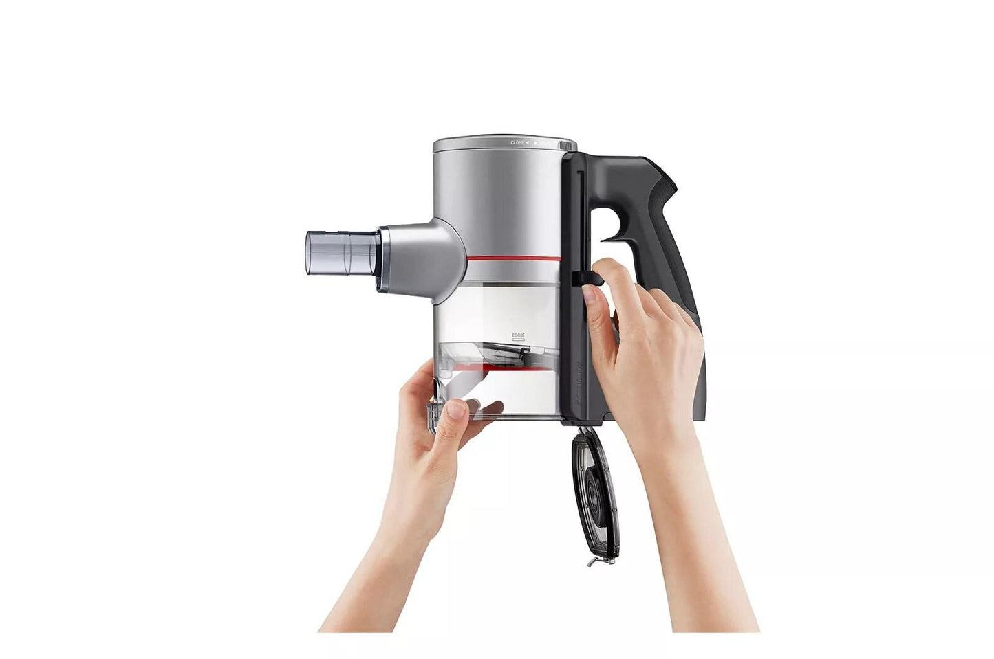 Lg A925KSM CordZero™ Kompressor® Cordless Stick Vacuum with Dual Floor Max Nozzle - Matte Silver