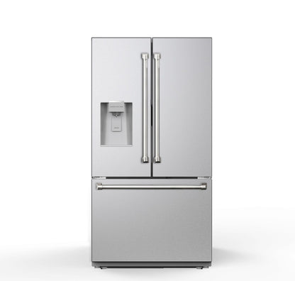 TRF3628FFD Thor Kitchen 36 Inch Professional French Door Refrigerator With Ice and Water Dispenser - Model Trf3628ffd
