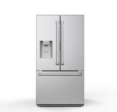 TRF3628FFD Thor Kitchen 36 Inch Professional French Door Refrigerator With Ice and Water Dispenser - Model Trf3628ffd