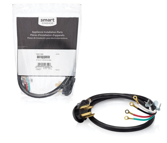 Electrolux 5304512980 4' 30 Amp 4 Wire Dryer Cord