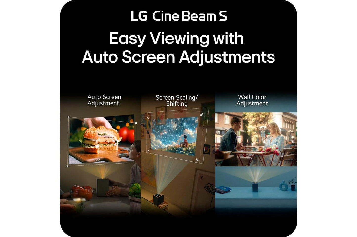 PU615U LG CineBeam S 4K UHD Smart Triple Laser UST Projector PU615U