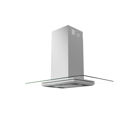 Zephyr ZVNM90BG Verona, Island, 90cm, SS+Glass, LED, ACT