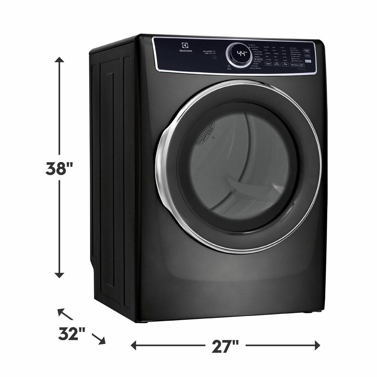 ELFE7537AT Electrolux Front Load Perfect Steam™ Electric Dryer with Predictive Dry™ and Instant Refresh - 8.0 Cu. Ft.