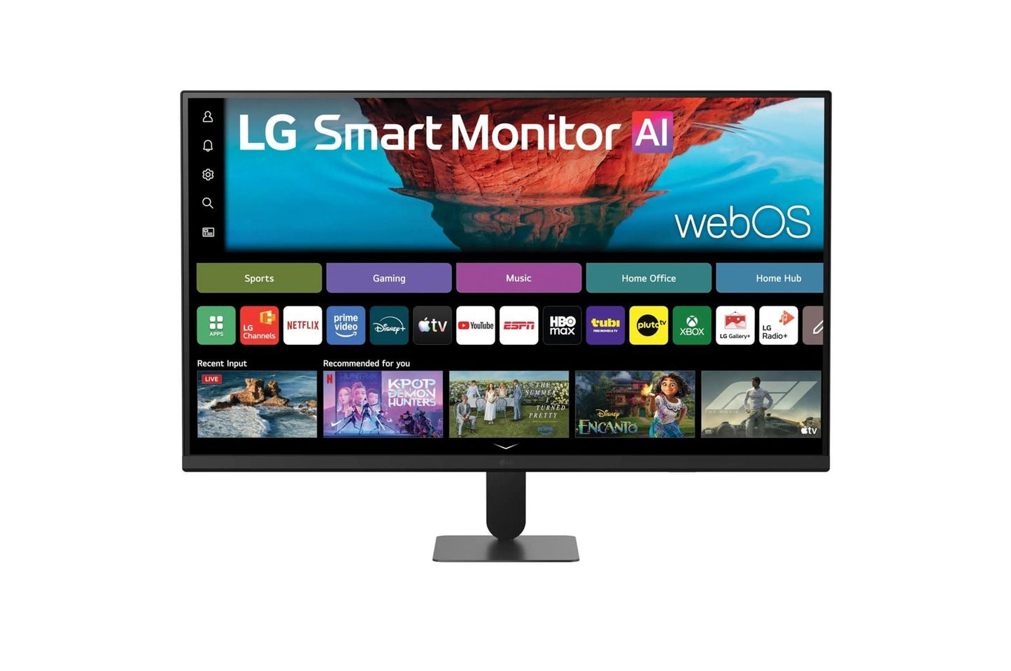 Lg 32U701SBB 32 Inch LG Smart Monitor AI U7s, UHD Monitor for Streaming with webOS